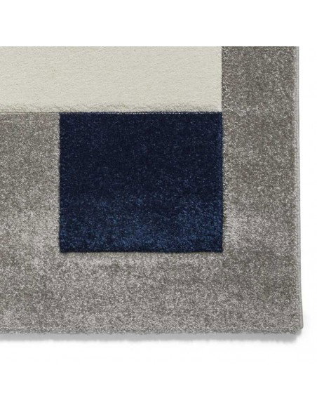 Tappeto Brooklyn Brk04 Grey/Navy Passatoia