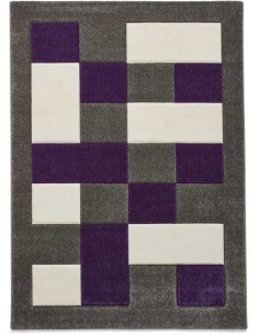 Tappeto Brooklyn Brk04 Grey/Purple Passatoia