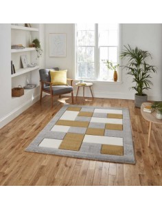 Tappeto Brooklyn Brk04 Grey/Yellow Passatoia 2