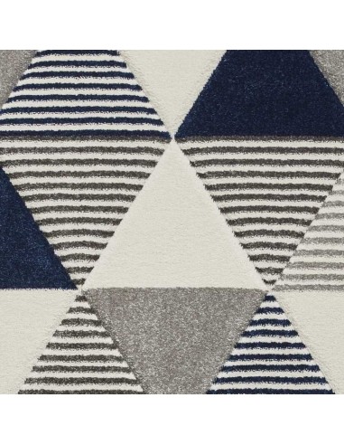 tappeto moderno Brooklyn BRK15 Grey/Navy