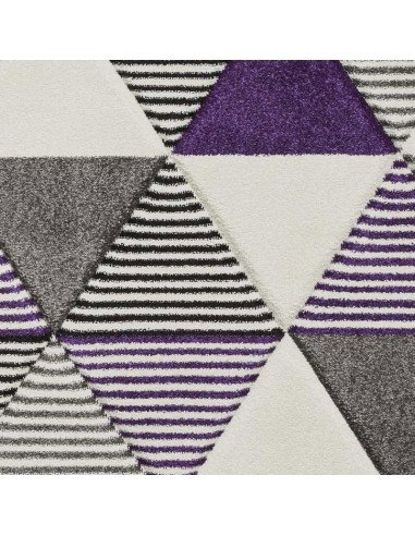 tappeto moderno Brooklyn BRK15 Grey/Purple