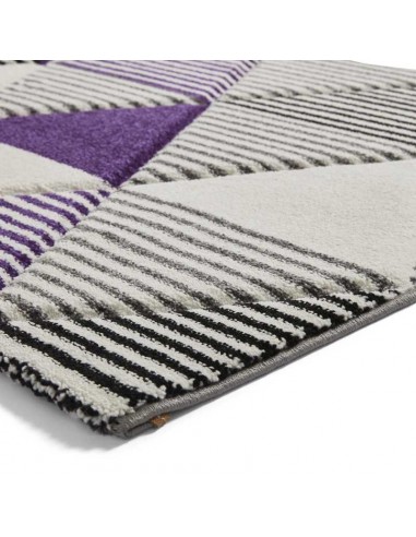 tappeto moderno Brooklyn BRK15 Grey/Purple