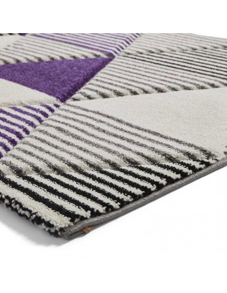 tappeto moderno Brooklyn BRK15 Grey/Purple