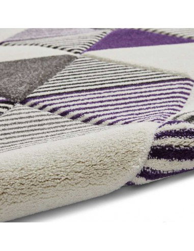 tappeto moderno Brooklyn BRK15 Grey/Purple