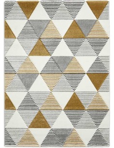 tappeto moderno Brooklyn BRK15 Grey/Yellow