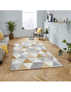 tappeto moderno Brooklyn BRK15 Grey/Yellow 2