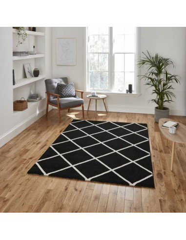 tappeto moderno Brooklyn BRK35 Black/White