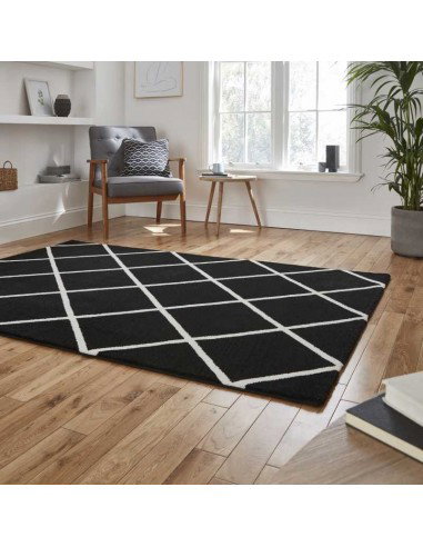 tappeto moderno Brooklyn BRK35 Black/White