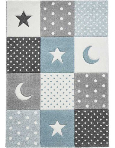 tappeto moderno Brooklyn Kids 20340 Blue