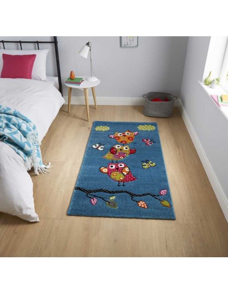 tappeto moderno Brooklyn Kids 793 Blue