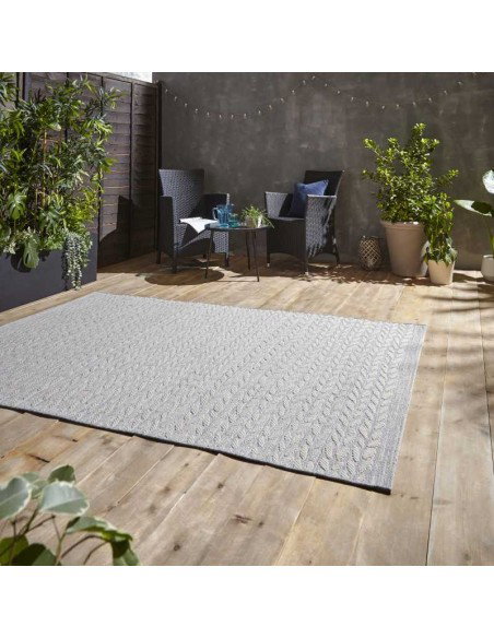 tappeto moderno Coast A055 Grey/Cream