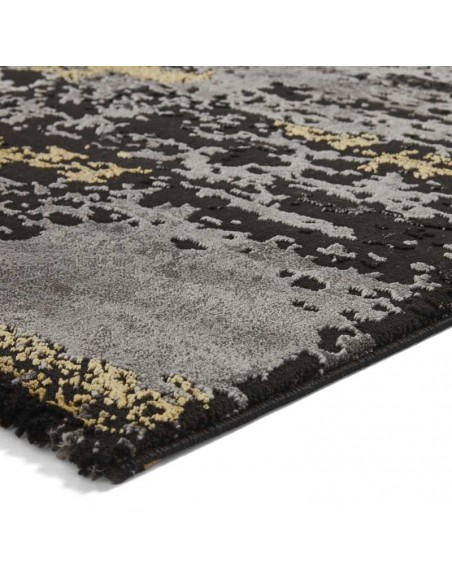 tappeto moderno Craft 19788 Black/Gold