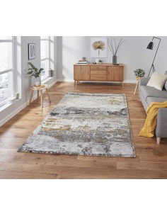 tappeto moderno Craft 19788 Grey/Ochre 2