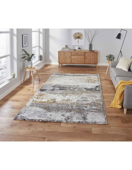 tappeto moderno Craft 19788 Grey/Ochre