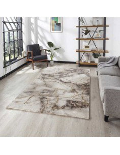 tappeto moderno Craft 23270 Beige/Gold 2