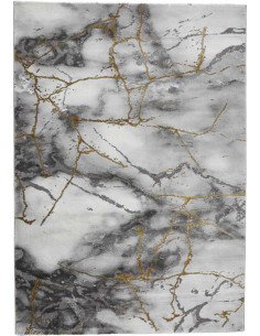 tappeto moderno Craft 23270 Ivory/Gold
