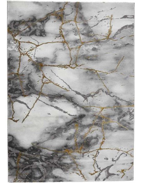 tappeto moderno Craft 23270 Ivory/Gold