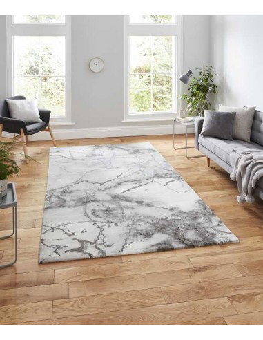 tappeto moderno Craft 23270 Ivory/Silver