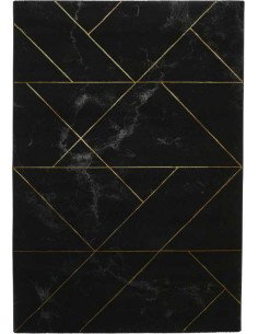 tappeto moderno Craft 23299 Black/Gold