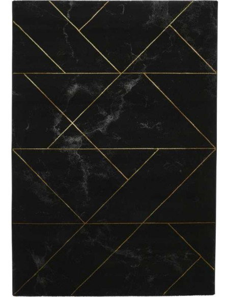 tappeto moderno Craft 23299 Black/Gold