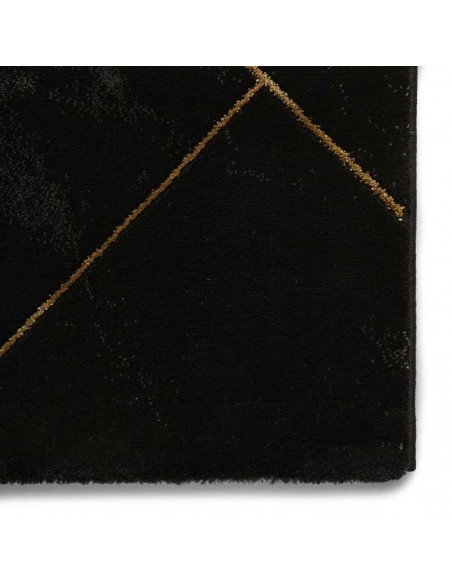 tappeto moderno Craft 23299 Black/Gold