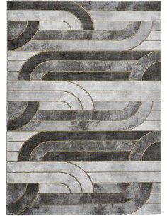 tappeto moderno Craft 23430 Grey/Gold