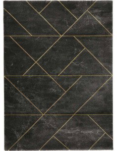 tappeto moderno Craft 23486 Dark Grey/Gold