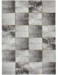 tappeto moderno Craft 23495 Grey/Gold