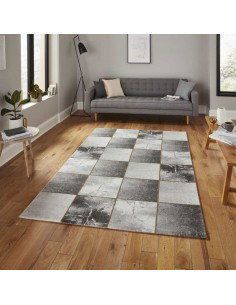 tappeto moderno Craft 23495 Grey/Gold 2