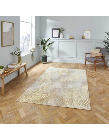 tappeto moderno Creation 50051 Beige/Gold