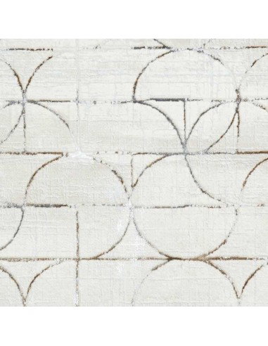 tappeto moderno Creation G2851 Beige/Silver