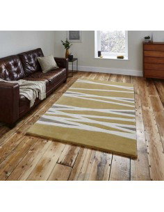 tappeto moderno Elements EL61 Yellow 2