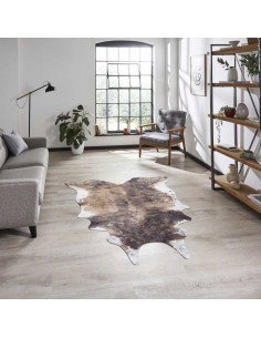 tappeto moderno Faux Cow Print Brown/White 2