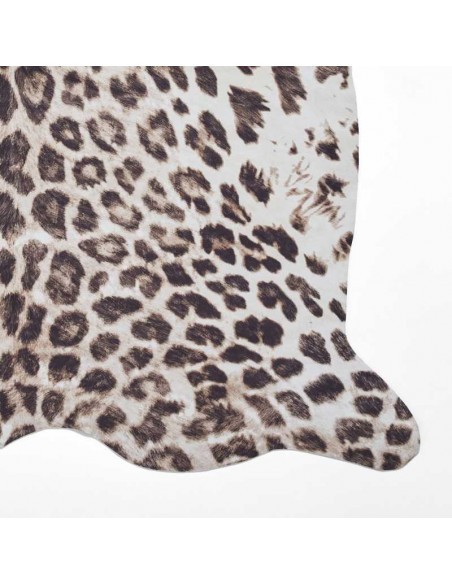 tappeto moderno Faux Leopard Print Brown/Beige