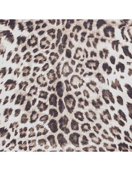 tappeto moderno Faux Leopard Print Brown/Beige