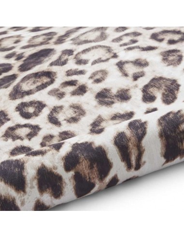 tappeto moderno Faux Leopard Print Brown/Beige