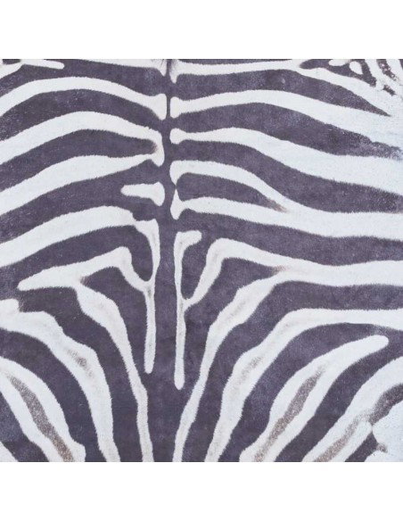 tappeto moderno Faux Zebra Print Black/White
