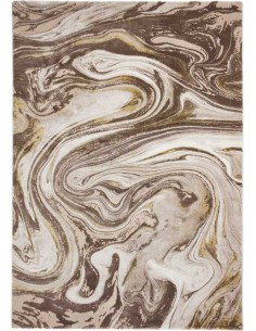 tappeto moderno Florence 50031 Beige/Gold