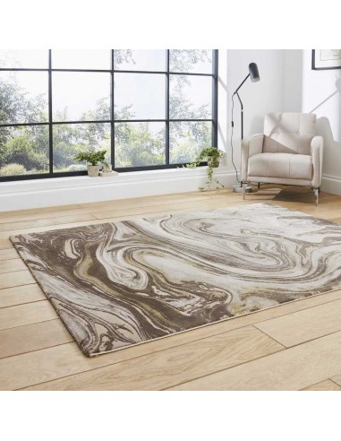 tappeto moderno Florence 50031 Beige/Gold