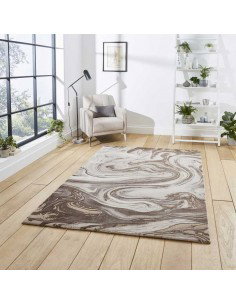 tappeto moderno Florence 50031 Beige/Silver 2