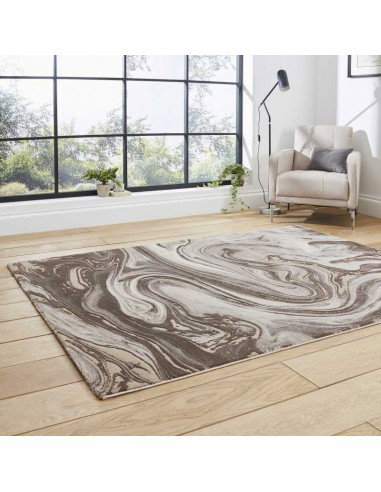 tappeto moderno Florence 50031 Beige/Silver
