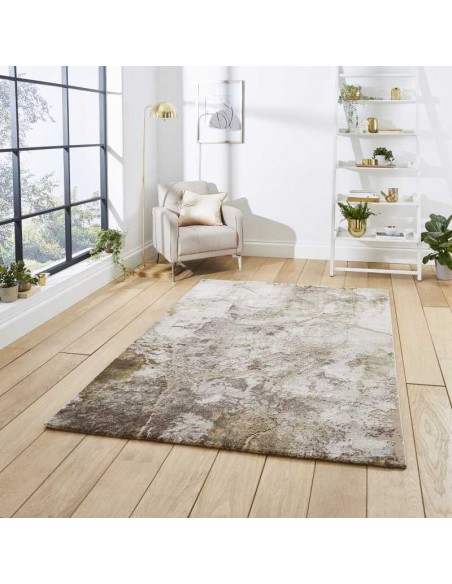 tappeto moderno Florence 50032 Beige/Gold