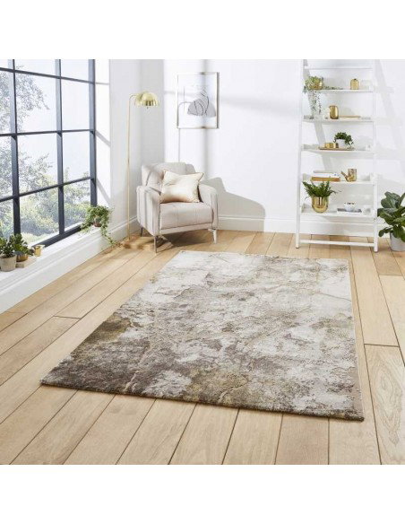 tappeto moderno Florence 50032 Beige/Gold