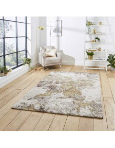 tappeto moderno Florence 50033 Beige/Gold 2