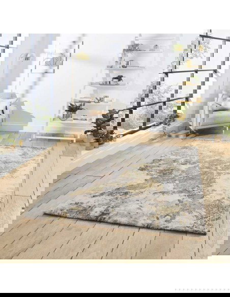 tappeto moderno Florence 50033 Beige/Gold