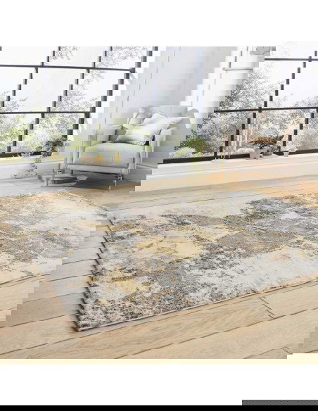 tappeto moderno Florence 50033 Beige/Gold