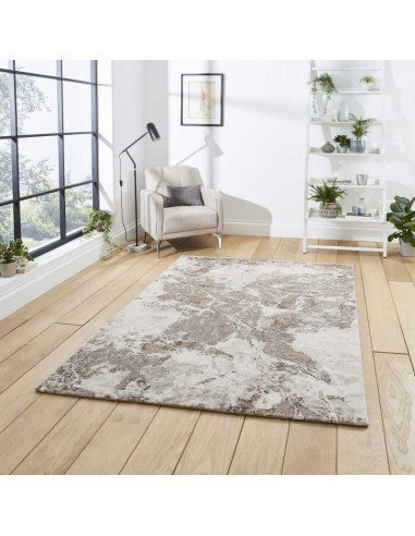 tappeto moderno Florence 50033 Beige/Silver
