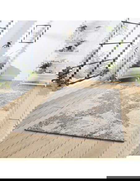 tappeto moderno Florence 50033 Beige/Silver