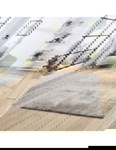 tappeto moderno Florence 50034 Beige/Silver