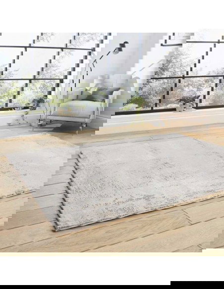 tappeto moderno Florence 50034 Beige/Silver